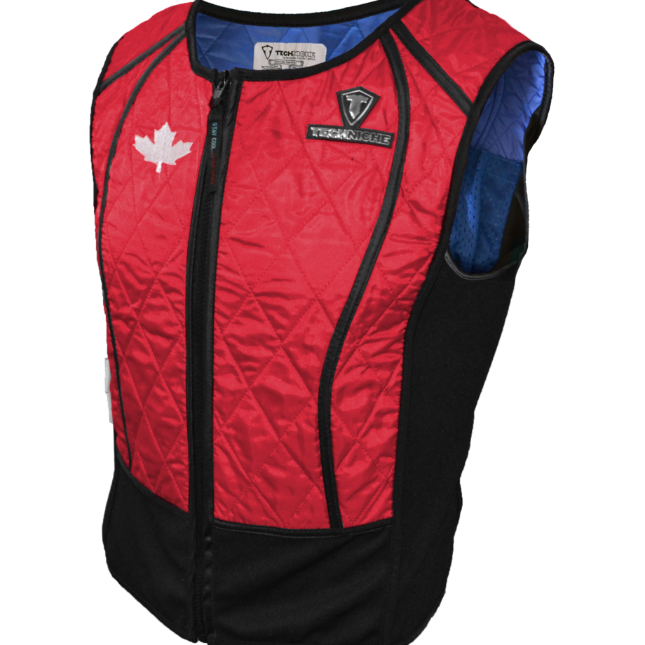 COOLPAX™ Hybrid Sport Cooling Vest – Red - Maple Leaf